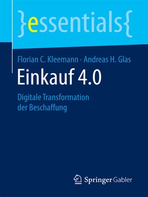 cover image of Einkauf 4.0
